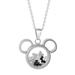 Disney Jewelry | Disney Mickey Or Minnie Mouse Stainless Steel Shaker Necklace, Official License | Color: Silver | Size: Os