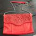 Rebecca Minkoff Bags | Beautiful, Red Leather, Rebecca Minkoff, Lazer Cut Cheetah Bag | Color: Red | Size: Os