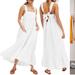 Free People Dresses | Free People Free-Eat Isabella Ruffle Maxi Dress Optic White | Color: White | Size: S