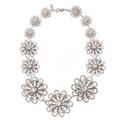 Kate Spade Jewelry | Kate Spade Oops A Daisy Statement Necklace In Silver | Color: Silver | Size: Os
