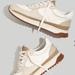 Madewell Shoes | Madewell Kickoff Trainer Sneakers Women’s Size 8.5 | Color: Cream/Tan | Size: 8.5