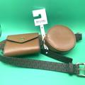 Michael Kors Accessories | Michael Kors Brown Leather Double-Pouch Belt Bag (556274c) Size L/Xl Nwt | Color: Brown | Size: L/Xl