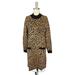 J. Crew Dresses | J Crew Size M Leopard Print Mockneck Sweater Dress Nwt Cotton Merino Wool Blend | Color: Black/Tan | Size: M