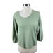 Anthropologie Tops | Anthropologie S Green Textured Arya Balloon Sleeve Textured Knit Top | Color: Green | Size: S