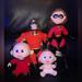 Disney Toys | Disney The Incredibles Plush Bundle | Color: Red | Size: Osg