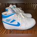 Nike Shoes | Jordan 1 Mid Unc Women’s Size 8 (Bq6472-114) | Color: Blue/White | Size: 8