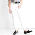 J. Crew Jeans | J. Crew White Petite 26" Inseam Mid-Rise Stretchy Toothpick Denim Jean Sz 29 | Color: White | Size: 29