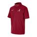 Nike Jackets & Coats | Nike Alabama Crimson Tide Crimson Coaches Half-Zip Short Sleeve Jacket | Color: White | Size: L