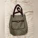 Gucci Bags | Gucci Beige Gg Logo Pvc Webbing Shoulder Tote Bag | Color: Brown | Size: Os