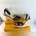 Michael Kors Shoes | Michael Kors Black Patent Leather Rope Wedge Ankle Strap Sandals | Color: Black | Size: 7