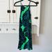 Lilly Pulitzer Dresses | Lilly Pulitzer Under The Palms Angel Halter Mini Dress Medium Altered Shorter | Color: Blue/Green | Size: M