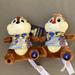 Disney Toys | Disneyworld 50th Anniversary Stuffed Animals Chip And Dale | Color: Blue/Brown | Size: Osg