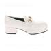 Gucci Shoes | Gucci Houdan 15 Platform Loafers | Size 36 | Made In Italy | Color: White | Size: 6