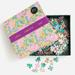 J. Crew Games | J. Crew Liberty Print Puzzle Green Floral Doubled Sided Puzzle Decorative Box | Color: Green/Pink | Size: Os