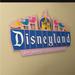 Disney Wall Decor | Disneyland Parks Official Wall Sign | Color: Pink | Size: Os
