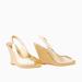 Lilly Pulitzer Shoes | Lilly Pulitzer Kristin Slingback Wedge Sandal | Color: Gold/Tan | Size: 8.5