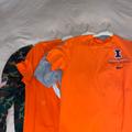 Nike Shirts | 4 Illinois Nike Tshirt Gear Sportswear Bundle Unisex | Color: Green/Orange | Size: M