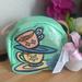 Disney Bags | Disney Alice In Wonderland It's Always Tea Time Crossbody Bag | Color: Blue/Green | Size: Os