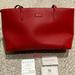 Gucci Bags | Gucci Diamante Lax Tote Bag Leather Red 353397 | Color: Red | Size: Os