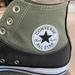 Converse Shoes | Green Two-Tone Canvas Converse, Men's 9.5/Women's 11.5 | Color: Green | Size: 11.5