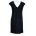 J. Crew Dresses | J. Crew Lace Sheath Dress Cocktail V Neck Navy Blue Cap Sleeve Sz 8 Knee Length | Color: Blue | Size: 8