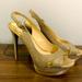 Jessica Simpson Shoes | Jessica Simpson Gold Heels Size 8.5 Y2k | Color: Gold | Size: 8.5