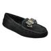 Michael Kors Shoes | Michael Kors Erica Faux Fur/Suede Slipper Loafer Moccasins Black 6/6.5/7/7.5/8/9 | Color: Black | Size: Various