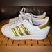 Adidas Shoes | Adidas Women's Superstar Shoes New With Box Women Size 9.5 | Color: Gold/White | Size: 9.5