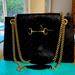 Gucci Bags | Authentic Gucci Shoulder Bag Looks Like New | Color: Black/Gold | Size: 14 X 9 1/4 X 4 1/4 Inches