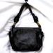 Coach Bags | Coach Black Leather Y2k Mini Shoulder Bag | Color: Black | Size: Os