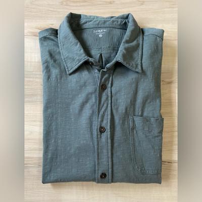 J. Crew Shirts | J. Crew | Men’s Egyptian Cotton Button Down | Color: Green | Size: Xl