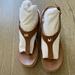 Michael Kors Shoes | Michael Kors Laney Thong Sandals | Color: Brown/Cream | Size: 8