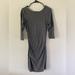 Athleta Dresses | Athleta Gray Comeback Midi Dress Womens Size Xs Euc Msrp $94 | Color: Gray | Size: Xs