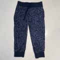 Athleta Pants & Jumpsuits | Athleta Trekkie Cropped Jogger, Blue Print, Size 6p | Color: Blue | Size: 6p