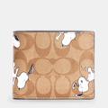 Coach Bags | Coach X Peanuts 3-In-1 Men Wallet With Snoopy Print | Color: Red | Size: Os