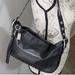 Coach Bags | Coach Vintage Lambskin Black Soft Leather Tassel And Grommets | Color: Black/Silver | Size: Os