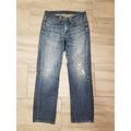 Levi's Jeans | Levi's Jeans Men's 30 Blue Denim Cotton Distressed Straight Leg Mid Rise Casual | Color: Blue | Size: 30