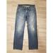 Levi's Jeans | Levi's Jeans Men's 30 Blue Denim Cotton Distressed Straight Leg Mid Rise Casual | Color: Blue | Size: 30