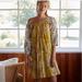 Anthropologie Dresses | Daily Practice By Anthropologie Mollie Tunic Dress Size Small | Color: Blue/Yellow | Size: S