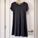 Madewell Dresses | Madewell Charcoal Grey Swingy Tee Dress Size Xs | Color: Gray | Size: Xs