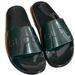 Gucci Shoes | Gucci 674163 Emerald Transparent Rubber Gucci Logo Sandals, Many Sizes | Color: Green | Size: Various