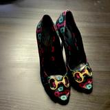 Gucci Shoes | Gucci Multi Color Pumps | Color: Black/Blue | Size: 6