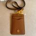Tory Burch Accessories | *New With Tag Tory Burch Emerson Leather Id Lanyard With Keyring | Color: Brown | Size: Os