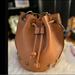 Jessica Simpson Bags | Jessica Simpson Janis Mini Bucket Bag, Cognac, Nwt | Color: Tan | Size: Os