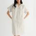 J. Crew Dresses | J. Crew Irish Linen Shirtdress Xxl | Color: Cream/Tan | Size: Xxl