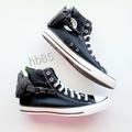 Converse Shoes | Converse Ctas Buckle Up Hi Black White Volt Green Men's 10.5 Women's 12.5 | Color: Black | Size: 10.5