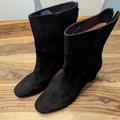 J. Crew Shoes | Jcrew Black Suede Boots Size 9 | Color: Black | Size: 9