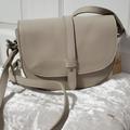 American Eagle Outfitters Bags | American Eagle Outfitters Cream Leather Purse | Color: Cream | Size: Shoulder Bag