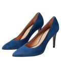 Coach Shoes | Coach Skyler Suede Pump In Navy Blue | Color: Blue | Size: 7