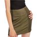 Free People Skirts | Free People Modern Femme Color Block Mini Skirt In Olive Green Size 8 | Color: Green | Size: 8